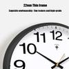 BcofoA Thin Frame Wall Clock Living Room Silent Simple Fashion Clock 15 inches (Color : Gold) view 2