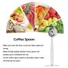 2 in 1 Coffee Scoop, Stainless Steel Espresso Spoon and Tamper Silver Coffee Measuring Scoop Coffee Bean Hammer for Home view 2