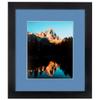 ArtToFrames 20x29 inch Satin Black Picture Frame with 2 Inch Single Liberty Blue Mat, SingleMat-FRBW26079-20x29-817 view 2
