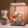 LASOA Acrylic Display Case for Collectibles with LED Light, Alternative Glass Display Box with Black Base and Lid, Self-Assembly Clear Storage Showcase for Memorabilia (5.9x5.9x7.9inch;15x15x20cm) view 4