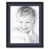 ArtToFrames 20x26 inch Satin Black Picture Frame with 2 Inch Single Blue Jay Mat, SingleMat-FRBW26079-20x26-586 view 1