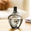 XIUWOUG Small Black Glass Vase,Decorative Black Vases for Home Decor,B;ack Flower Vase for Centerpiece,Table Decor,Shelf Decor,S view 1