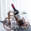 NWB Bicycle Bottle Rack,Stemware Racks Wine Glass Holder,Kitchen Bar Table Decoration Metal Drying Rack Cutlery Storage Rack,Bronze Wine Glass Rack view 1