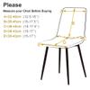 1/2/4/6 Velvet Short Back Chair Cover Stretch Slipcovers Elastic Seat Chair Covers Dining Room Bar Office Party Banquate,Velvet,Dark Green,1 pc view 2
