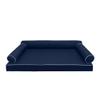 Prolinemax |SLIPCOVER ONLY|S6 Outdoor Daybed Mattress Bolster Pillow Cushion Covers Contrast Piped Trim Queen AD101 view 4