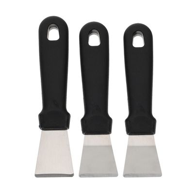 SOLUSTRE 3pcs Deicing Shovel Ice Scoops Ice Shovel Tool Cleaning Tool Stainless Spatula Fridge Deicing Scrapers Refrigerator Kitchen Gadgets Stainless Steel Household Ice Scraper