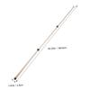 Retractable Clothesline Prop Telescopic Handle Clothing Hook Pole Adjustable Clothesline Rod Hanger Golden view 2