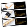 Retractable Clothesline Prop Telescopic Handle Clothing Hook Pole Adjustable Clothesline Rod Hanger Golden view 3