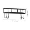 DOITOOL Single Layer Over The Toilet Storage Rack Carbon Steel Bathroom Shelf Organizer Wall-Mounted for Easy Bathroom Organization No Damage Installation view 2