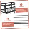 DOITOOL Single Layer Over The Toilet Storage Rack Carbon Steel Bathroom Shelf Organizer Wall-Mounted for Easy Bathroom Organization No Damage Installation view 3