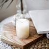 FOMIYES 4pcs Transparent Glass Candle Covers Straight Tube Design for Windproof Elegant Candle Shades for Home Decor and view 2