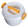 Microwave Pasta Cooker Round Microwave Food Container Cooker: Microwave Rice Food Cooker Yellow 1L Microwave Baskets view 1