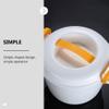 Microwave Pasta Cooker Round Microwave Food Container Cooker: Microwave Rice Food Cooker Yellow 1L Microwave Baskets view 2