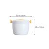 Microwave Pasta Cooker Round Microwave Food Container Cooker: Microwave Rice Food Cooker Yellow 1L Microwave Baskets view 3