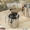 1pc Stainless Steel Collapsible Coffee Dripper Stove Folding Camping Coffee Drip Rack for Traveling Hiking Backpacking Picnic view 3
