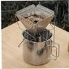1pc Stainless Steel Collapsible Coffee Dripper Stove Folding Camping Coffee Drip Rack for Traveling Hiking Backpacking Picnic view 4
