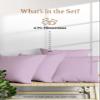 1000 TC Lavender King Pillowcases Set of 4 100% Egyptian Cotton Pillow Cases with Long Staple Cotton & Sateen Weave, Silky Soft Hotel - Like Bed Pillow Covers for Comfy Sleeping, Snug Fit view 2