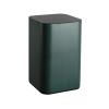 YANZHEXIN Bathroom Waste Basket Indoor Trash Can Inductive Trash Can Lid Square Smart Trash Can is Suitable for Home Bedroom Office Dark Green Kitchen Garbage Can (Color : A) view 1