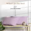 1000 TC Lavender King Pillowcases Set of 2 100% Egyptian Cotton Pillow Cases with Long Staple Cotton & Sateen Weave, Silky Soft Hotel - Like Bed Pillow Covers for Comfy Sleeping, Snug Fit view 2