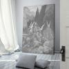 20 Masterpieces by Gustave Dore - The Vision of The Four Chariots Canvas Art Poster and Wall Art Picture Print Modern Family Bedroom Decor Posters 28x42inch(70x105cm) view 3