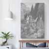 20 Masterpieces by Gustave Dore - The Vision of The Four Chariots Canvas Art Poster and Wall Art Picture Print Modern Family Bedroom Decor Posters 28x42inch(70x105cm) view 4