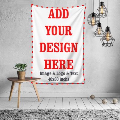 SHUANGFEI Personalized Tapestry Wall Hanging, Customized Art Decor Home Decoration for Living Room Bedroom Children's Room Apartment Dorm 40" x 60"