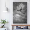 20 Masterpieces by Gustave Dore - Satan from Paradise Lost Canvas Art Poster and Wall Art Picture Print Modern Family Bedroom Decor Posters 28x42inch(70x105cm) view 4