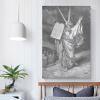 20 Masterpieces by Gustave Dore - Moses Showing The Ten Commandments Poster Decorative Painting Canvas Wall Art Living Room Posters Bedroom Painting 28x42inch(70x105cm) view 4