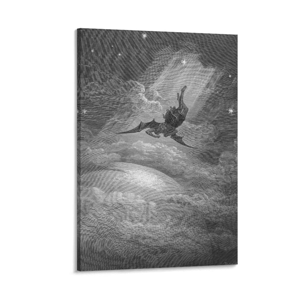 20 Masterpieces by Gustave Dore - Paradise Lost Canvas Art Poster and Wall Art Picture Print Modern Family Bedroom Decor Posters 28x42inch(70x105cm)