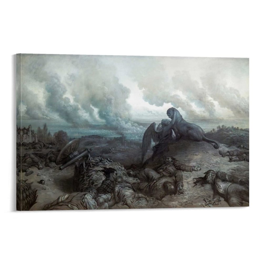 20 Masterpieces by Gustave Dore - The Enigma Poster Decorative Painting Canvas Wall Art Living Room Posters Bedroom Painting 28x42inch(70x105cm)