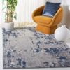 SAFAVIEH Meadow Collection Accent Rug - 3'3" x 5', Grey & Blue, Modern Abstract Design, Non-Shedding & Easy Care, Ideal for High Traffic Areas in Entryway, Living Room, Bedroom (MDW178G) view 1