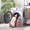 SAFAVIEH Washable Rug Paint Brush Collection - 3'3" x 5'3", Blush Pink & Green, Slip Resistant & Easy to Clean, Ideal for Living Room, Bedroom, Nursery, Kids Playroom, Dining Space (PTB158U) view 3