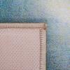 SAFAVIEH Washable Rug Paint Brush Collection - 3'3" x 5'3", Blue & Ivory, Slip Resistant & Easy to Clean, Ideal for Living Room, Bedroom, Nursery, Kids Playroom, Dining Space (PTB107M) view 3