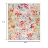 SAFAVIEH Washable Rug Paint Brush Collection - 3'3" x 5'3", Blue & Blush Pink, Slip Resistant & Easy to Clean, Ideal for Living Room, Bedroom, Nursery, Kids Playroom, Dining Space (PTB159M) view 2