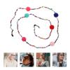 Healifty Sunglasses Trendy Sunglasses Glasses Stand 1Pc Glasses Chain Lanyard Decorative Non-skid Chain Sports Trendy view 2