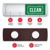 ASSURED SIGNS Dishwasher Magnet Clean Dirty Sign 7 x 2 Inch, Premium Build view 3