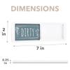 ASSURED SIGNS Dishwasher Magnet Clean Dirty Sign 7 x 2 Inch, Premium Build view 2
