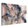artgeist Canvas Wall Art Print Abstract 24x16 in - 1pcs Home Decor Framed Stretched Picture Photo Painting Artwork Modern Art Image - Marble Look Paint Stains Blue rosa f-C-0493-b-a view 1