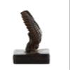 Ancient Egyptian statue of Isis wings Goddess of fertility and was also known as the goddess of motherhood, magic, death, healing, and rebirth .Her name means Queen of the throne view 2