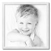 ArtToFrames 24x24 Inch White Picture Frame, This 1.25 Inch Custom MDF Poster Frame is White - Comes with Foam Backing 3/16 inch and Regular Acrylic (FBPLFRBW26074-24x24) view 2