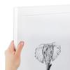 ArtToFrames 24x24 Inch White Picture Frame, This 1.25 Inch Custom MDF Poster Frame is White - Comes with Foam Backing 3/16 inch and Regular Acrylic (FBPLFRBW26074-24x24) view 3
