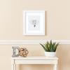 ArtToFrames 24x24 Inch White Picture Frame, This 1.25 Inch Custom MDF Poster Frame is White - Comes with Foam Backing 3/16 inch and Regular Acrylic (FBPLFRBW26074-24x24) view 4