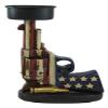 Ebros Gift Rustic Western Patriotic USA American Flag Six Shooter Revolver Pistol Gun with Bullet Shell Votive Tea Light Candle Holder Decorative Figurine Country Accent T-Lite Candleholders view 1
