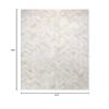 100% Leather Jacquard Hand Made Cowhide Patchwork Area Rugs Carpet Color Brown MC118 (6'0X9'0, Brown) view 1