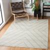 SAFAVIEH Area Rug 8x10 - Adirondack Collection - Large - Ivory & Sage, Modern Geometric Design, Non-Shedding & Easy Cleaning, Ideal for Living Room, Bedroom, Office, Dining Space (ADR251W) view 1