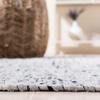 SAFAVIEH Area Rug 8x10 - Vintage Leather Collection - Large - Grey & Natural, Handmade Modern Fringe, Ideal for Living Room, Bedroom, Dining Space (VTL602F) view 4