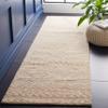 SAFAVIEH Metro Collection Runner Rug - 2'3" x 8', Gold & Ivory, Handmade Moroccan Wool, Ideal for High Traffic Areas in Living Room, Bedroom (MET906D) view 1