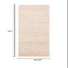 SAFAVIEH Metro Collection Runner Rug - 2'3" x 8', Gold & Ivory, Handmade Moroccan Wool, Ideal for High Traffic Areas in Living Room, Bedroom (MET906D) view 2