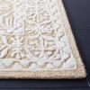 SAFAVIEH Metro Collection Runner Rug - 2'3" x 8', Gold & Ivory, Handmade Wool, Ideal for High Traffic Areas in Living Room, Bedroom (MET903D) view 4