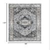 SAFAVIEH Area Rug 8x10 - Brentwood Collection - Large - Grey & Black, Medallion Distressed Design, Non-Shedding & Easy Cleaning, Ideal for Living Room, Bedroom, Office, Dining Space (BNT851H) view 2